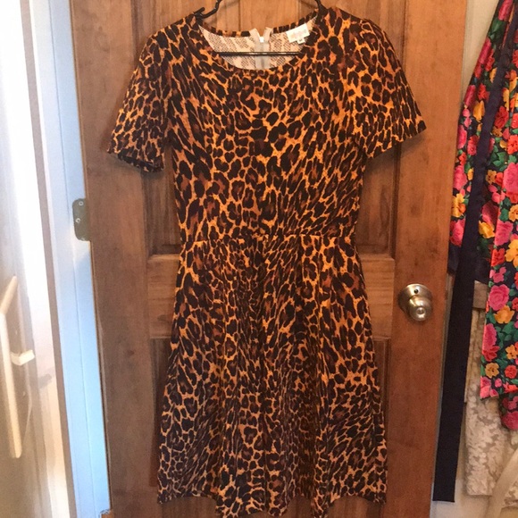 LuLaRoe Dresses & Skirts - Leopard Print LuLaRoe Amelia